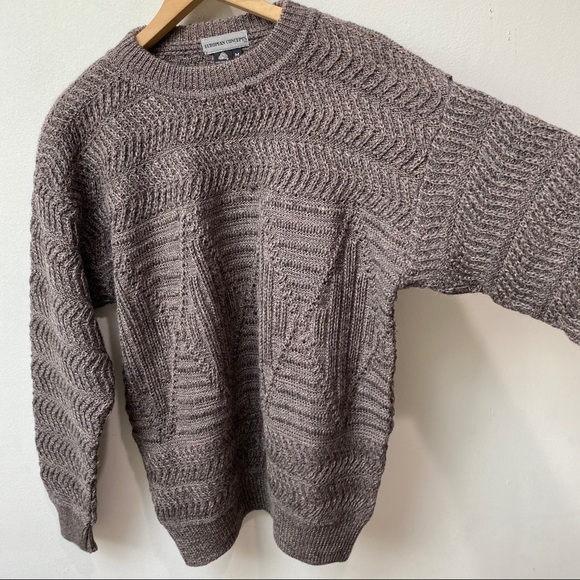 Vintage Pure New Wool Chunky Knit Sweater - Picture 10 of 14